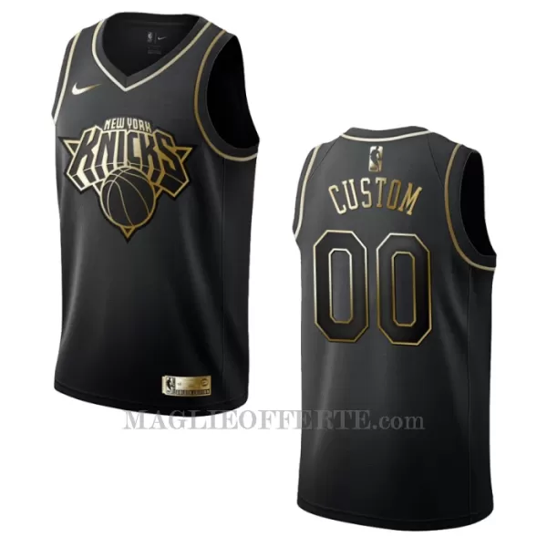 New York Knicks Canotta Golden Edition Swingman Nero