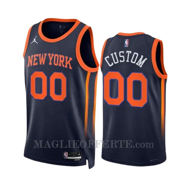 New York Knicks Canotta Statement Edition Swingman 2023/24 Navy