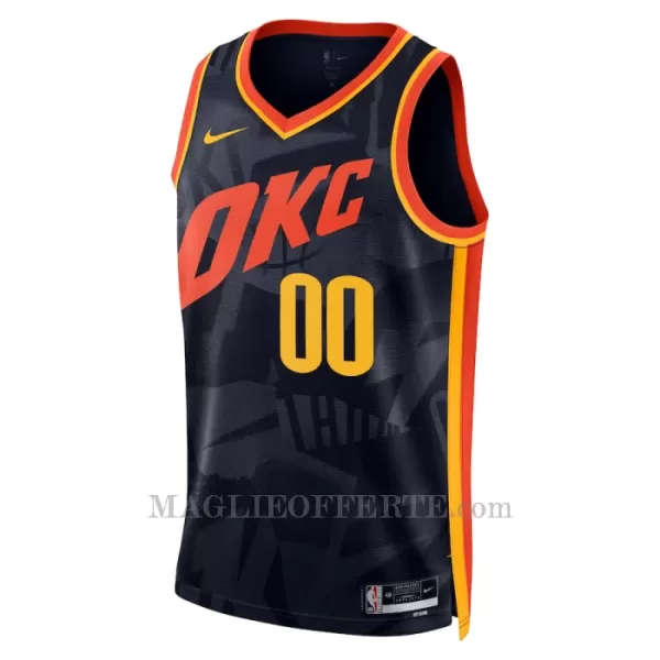 Oklahoma City Thunder Canotta City Edition Swingman 2023/24 Navy