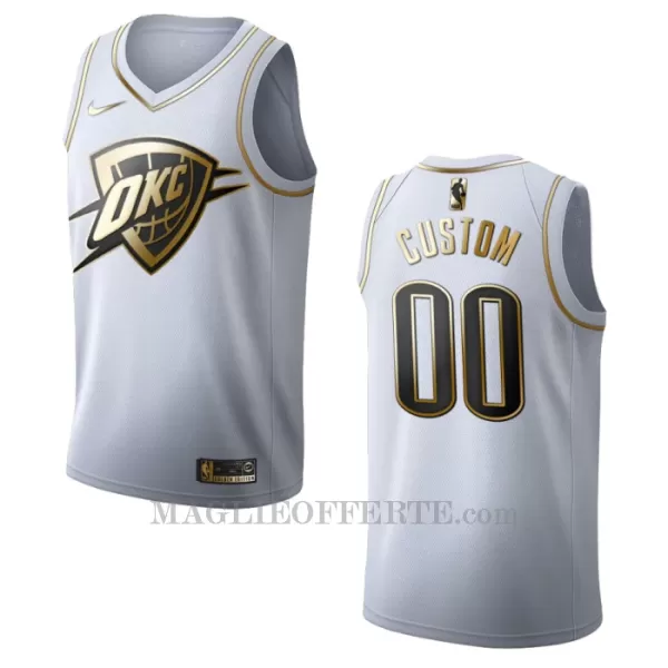 Oklahoma City Thunder Canotta Golden Edition Swingman Bianco