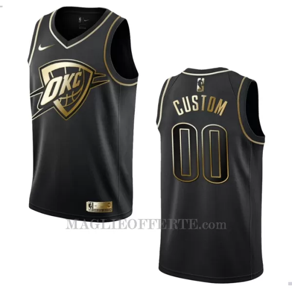 Oklahoma City Thunder Canotta Golden Edition Swingman Nero