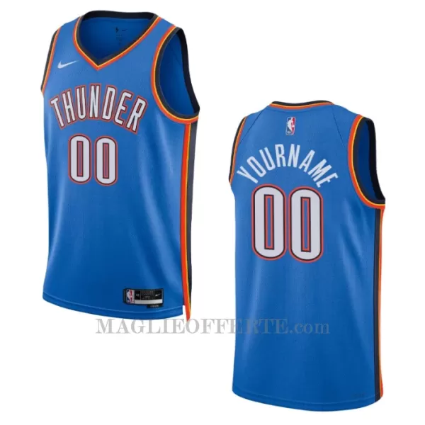 Oklahoma City Thunder Canotta Icon Edition Swingman 2023/24 Blu