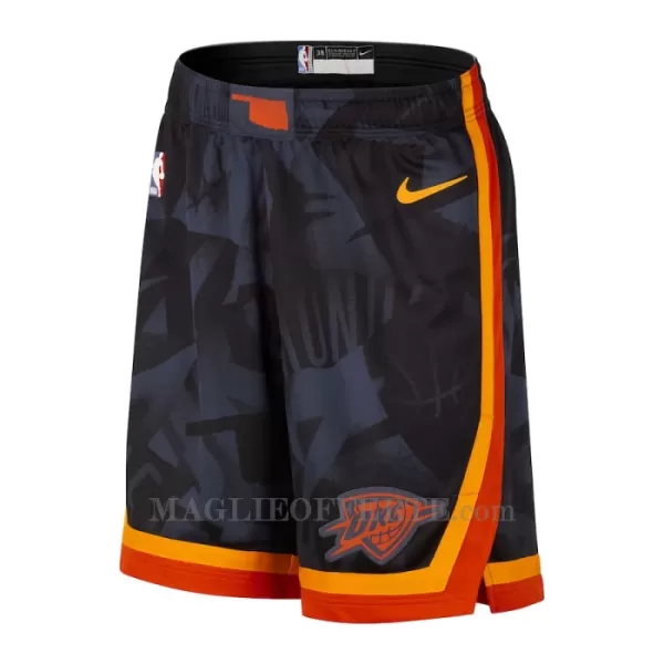 Oklahoma City Thunder Pantaloncini da Basket City Edition Swingman Navy