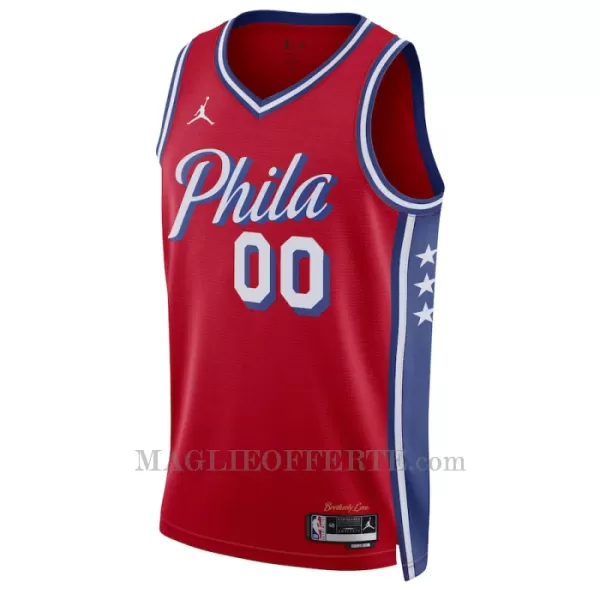 Philadelphia 76ers Canotta Statement Edition Swingman 2023/24 Rosso