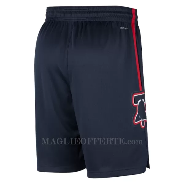 Philadelphia 76ers Pantaloncini da Basket City Edition Swingman Navy