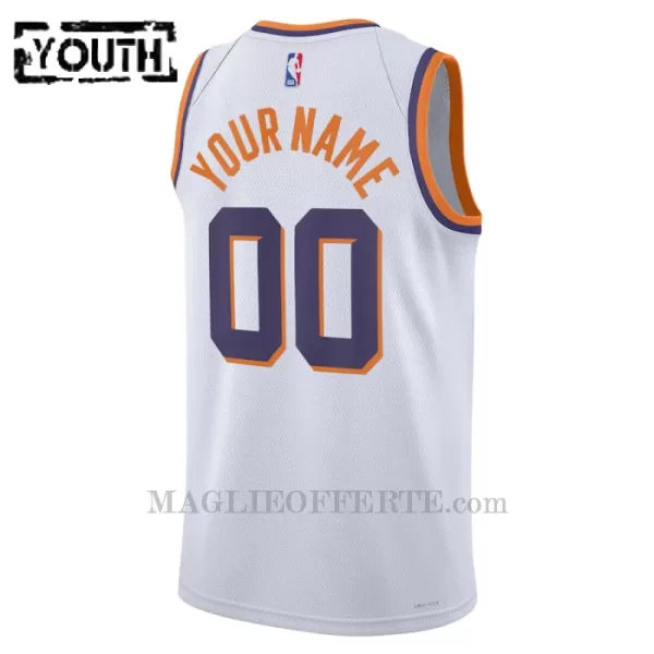 Phoenix Suns Canotta Association Edition Swingman 2023/24 Bambino Bianco