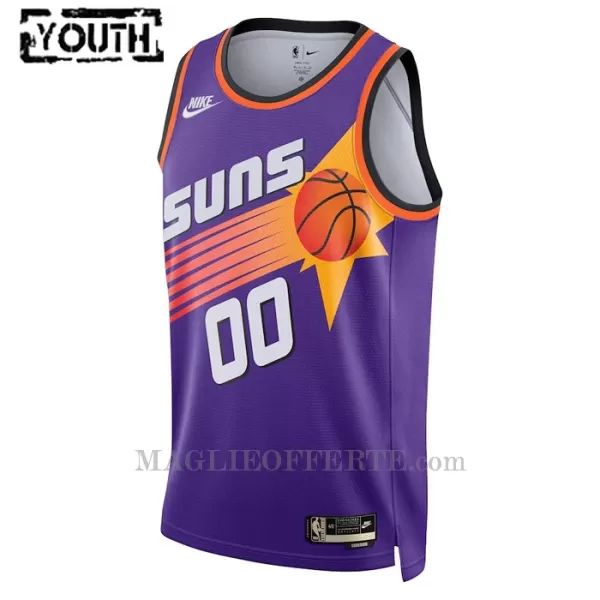 Phoenix Suns Canotta Classic Edition Swingman Bambino Viola