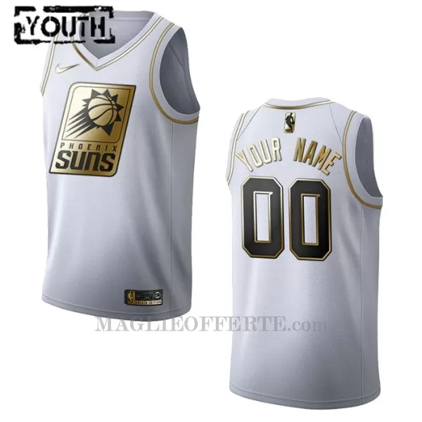 Phoenix Suns Canotta Golden Edition Swingman Bambino Bianco