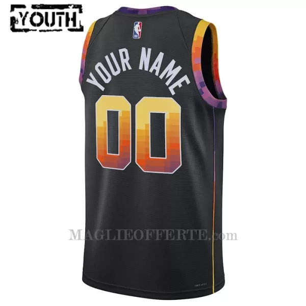 Phoenix Suns Canotta Statement Edition Swingman 2023/24 Bambino Nero