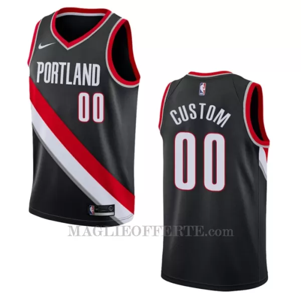 Portland Trail Blazers Canotta Icon Edition Swingman 2023/24 Nero