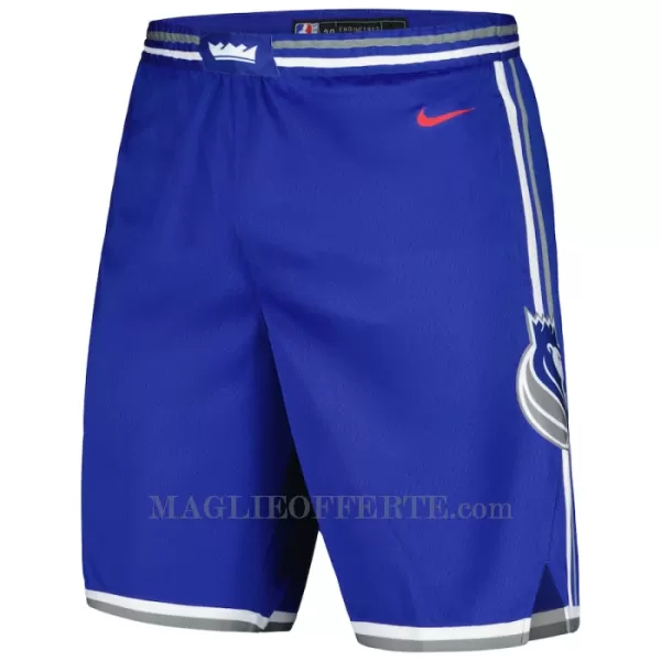 Sacramento Kings Pantaloncini da Basket City Edition Swingman Blu