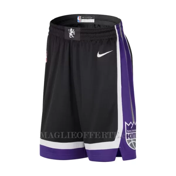 Sacramento Kings Pantaloncini da Basket Icon Edition Swingman Nero