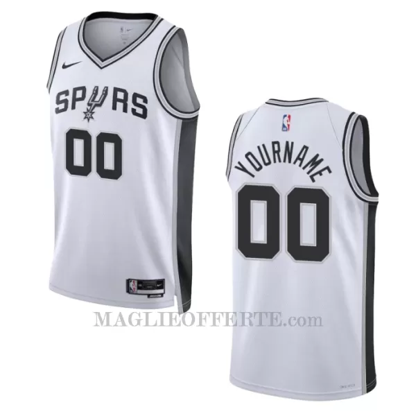 San Antonio Spurs Canotta Association Edition Swingman 2023/24 Bianco