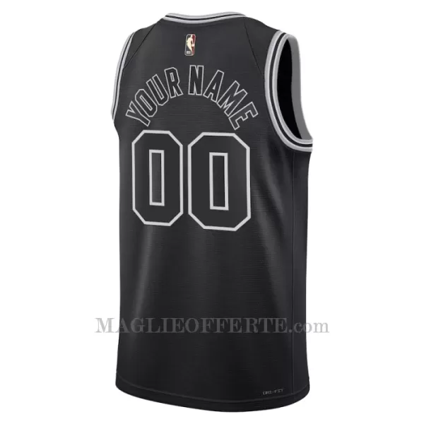 San Antonio Spurs Canotta Classic Edition Swingman 2023/24 Nero