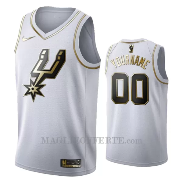 San Antonio Spurs Canotta Golden Edition Swingman Bianco