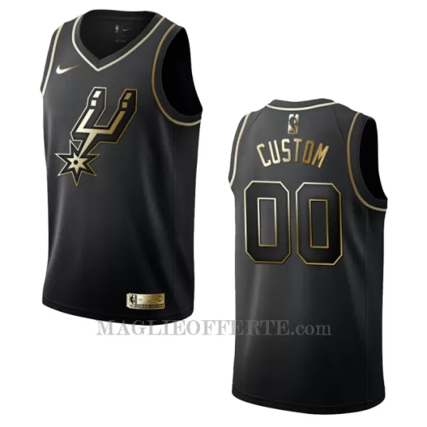 San Antonio Spurs Canotta Golden Edition Swingman Nero