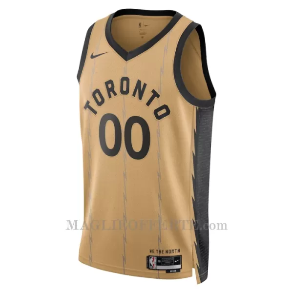 Toronto Raptors Canotta City Edition Swingman 2023/24 Oro