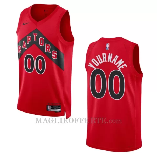 Toronto Raptors Canotta Icon Edition Swingman 2023/24 Rosso