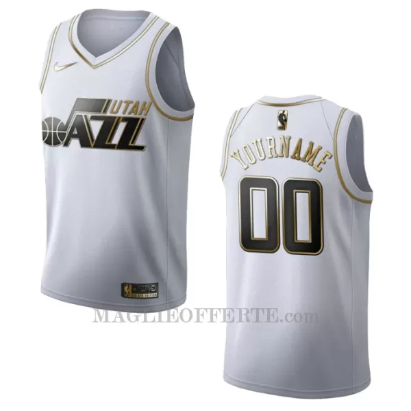 Utah Jazz Canotta Golden Edition Swingman Bianco