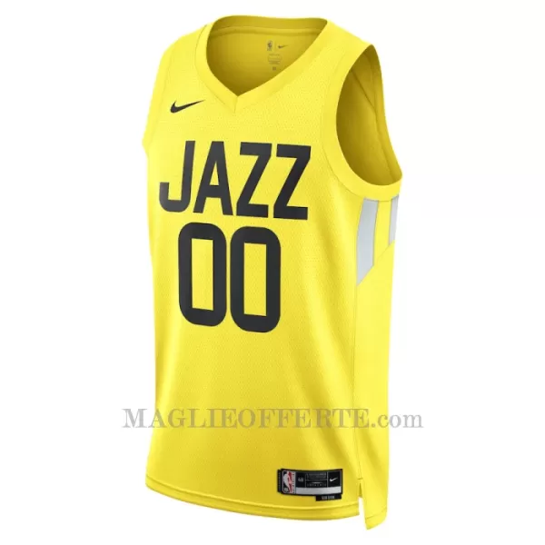 Utah Jazz Canotta Icon Edition Swingman 2023/24 Giallo