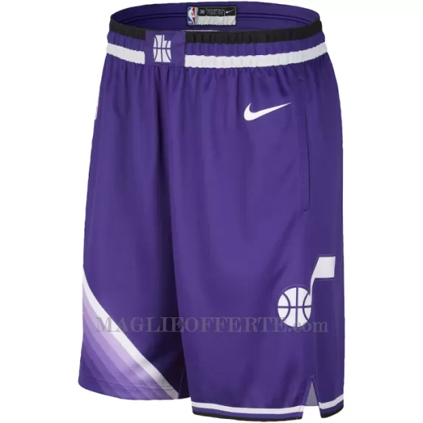 Utah Jazz Pantaloncini da Basket City Edition Swingman