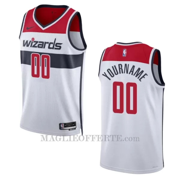 Washington Wizards Canotta Association Edition Swingman 2023/24 Bianco