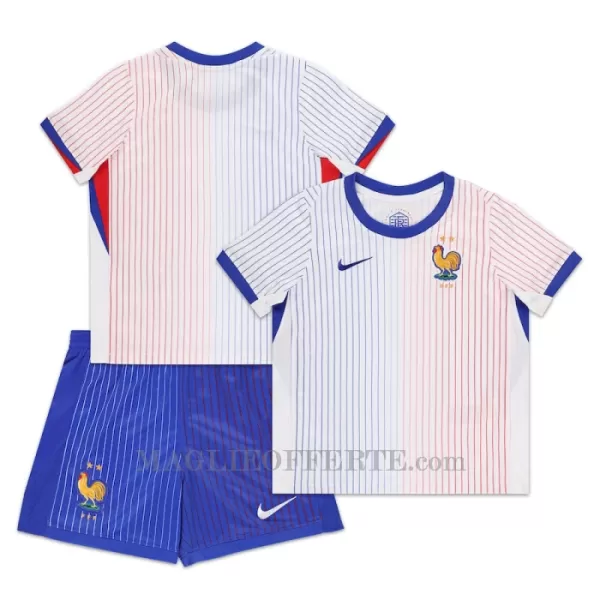 Maglia Francia Bambino Gara Away Euro 2024