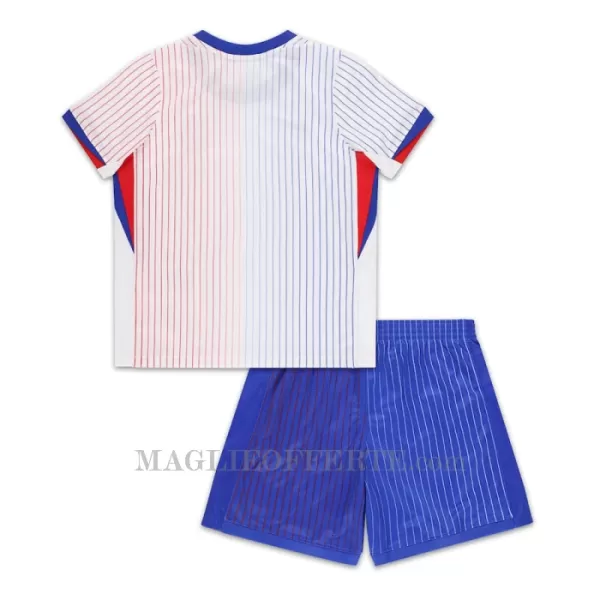 Maglia Francia Bambino Gara Away Euro 2024