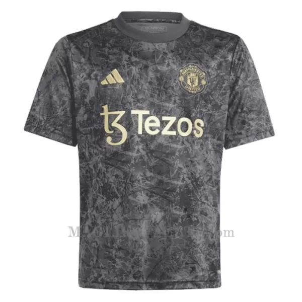 Maglia Manchester United X Stone Roses 2023/24 Nero (Speciell)