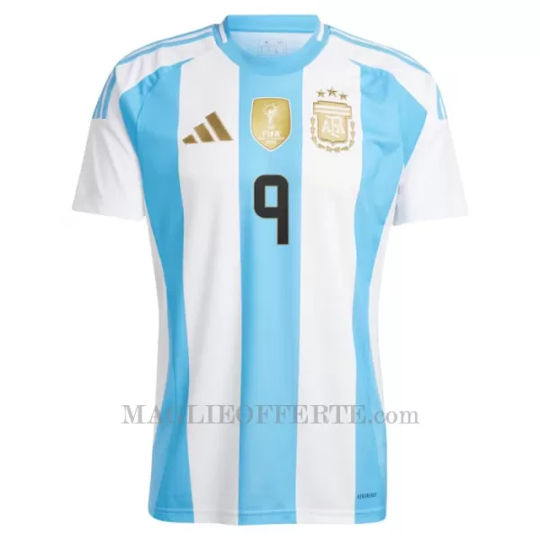 Maglia Argentina Julián Álvarez 9 Gara Home 2024