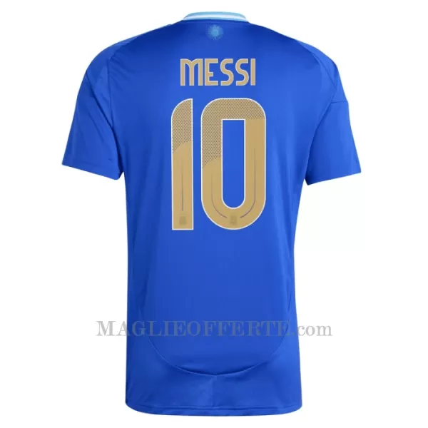 Maglia Argentina Lionel Messi 10 Bambino Gara Away 2024