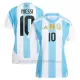 Maglia Argentina Lionel Messi 10 Donna Gara Home 2024