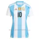 Maglia Argentina Lionel Messi 10 Donna Gara Home 2024