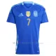 Maglia Argentina Rodrigo de Paul 7 Gara Away 2024