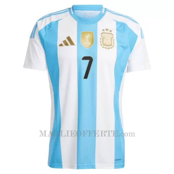 Maglia Argentina Rodrigo de Paul 7 Gara Home 2024