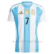 Maglia Argentina Rodrigo de Paul 7 Gara Home 2024