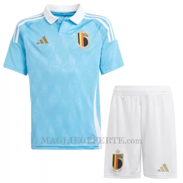 Maglia Belgio Bambino Gara Away Euro 2024