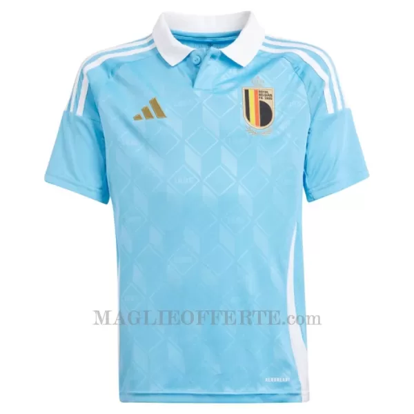 Maglia Belgio Bambino Gara Away Euro 2024