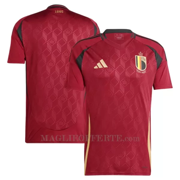 Maglia Belgio Gara Home Euro 2024