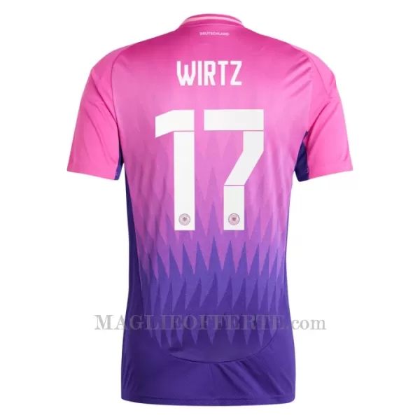 Maglia Germania Florian Wirtz 17 Bambino Gara Away Euro 2024