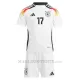 Maglia Germania Florian Wirtz 17 Bambino Gara Home Euro 2024