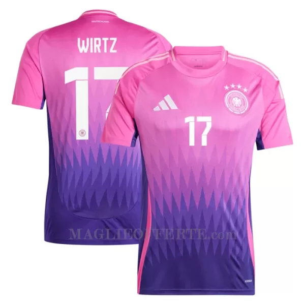 Maglia Germania Florian Wirtz 17 Gara Away Euro 2024