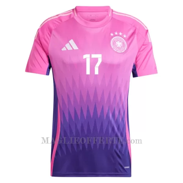 Maglia Germania Florian Wirtz 17 Gara Away Euro 2024