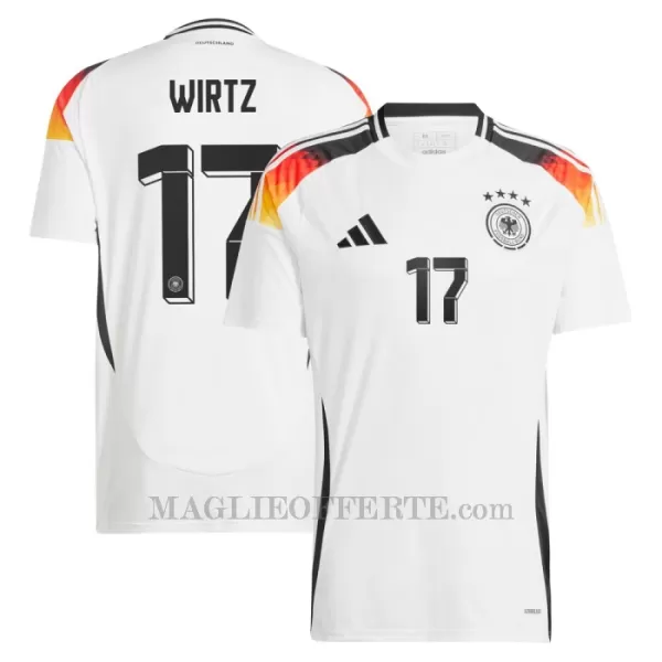 Maglia Germania Florian Wirtz 17 Gara Home Euro 2024