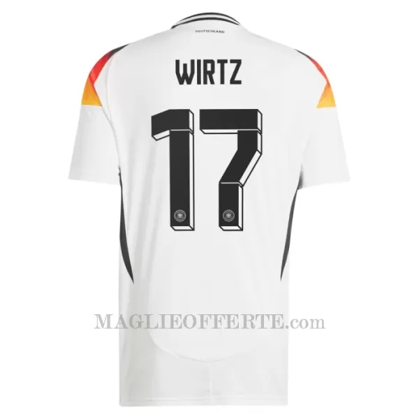 Maglia Germania Florian Wirtz 17 Gara Home Euro 2024