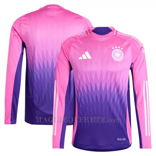 Maglia Germania Gara Away Euro 2024 Maniche Lunghe