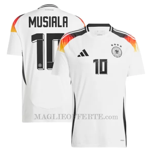 Maglia Germania Jamal Musiala 10 Gara Home Euro 2024