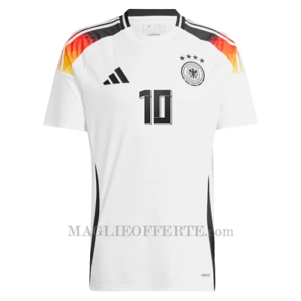 Maglia Germania Jamal Musiala 10 Gara Home Euro 2024