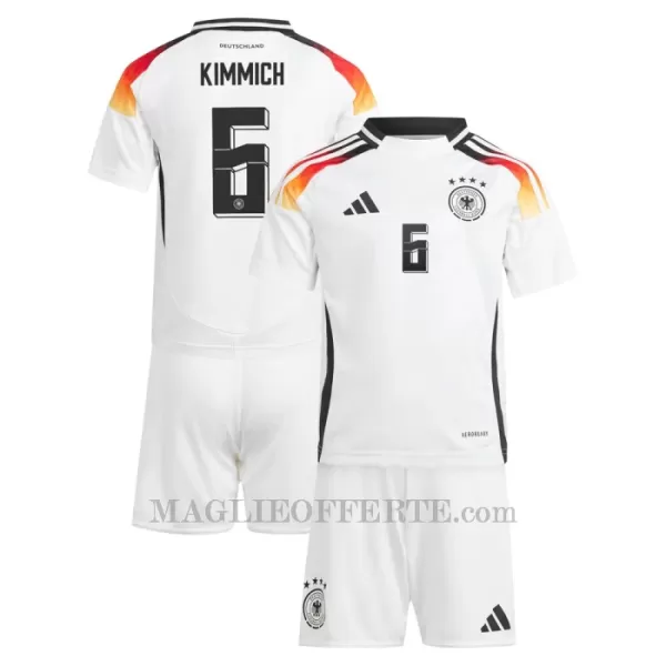 Maglia Germania Joshua Kimmich 6 Bambino Gara Home Euro 2024