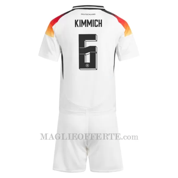 Maglia Germania Joshua Kimmich 6 Bambino Gara Home Euro 2024